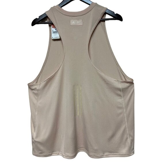 NEW! Adidas x Parley Mission Run for the Ocean Tank Top Halo Blush Beige Size XL - Picture 6 of 13